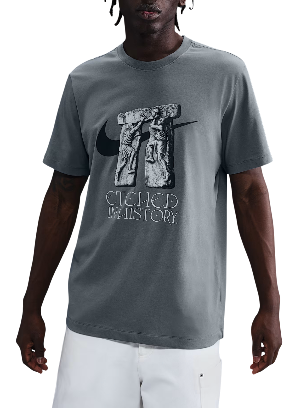 Tričko Nike Nike Etched T-Shirt Šedá | hv1699-084, 0