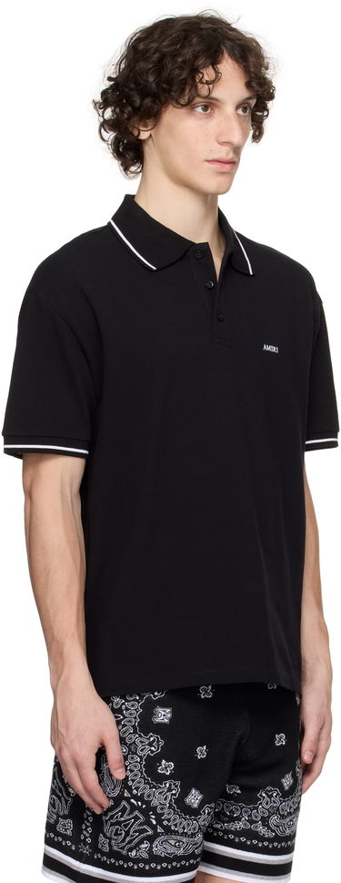 Polo tričko AMIRI AMIRI Polo With Tipping Čierna | AMJYPO1018, 1