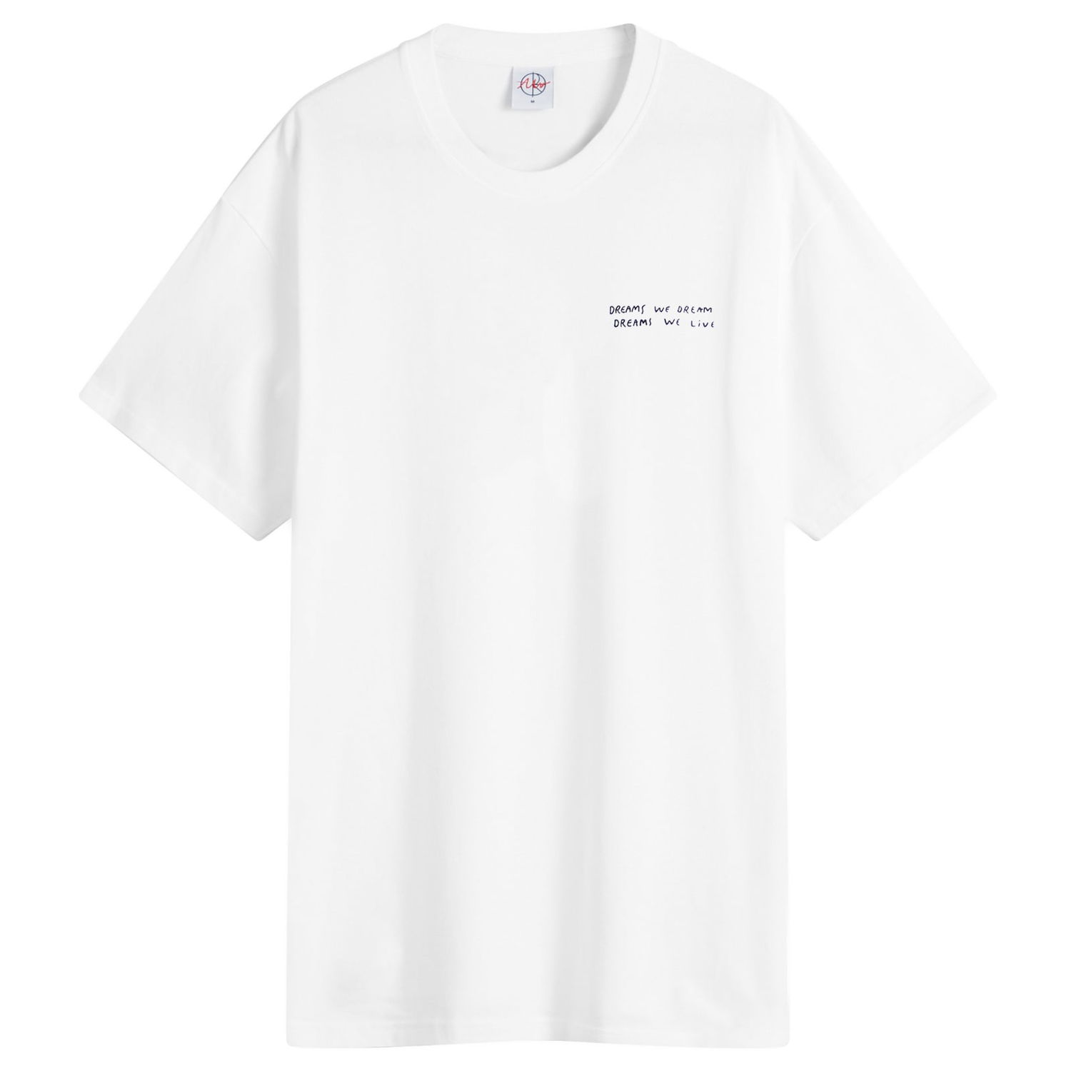 Tričko Polar Skate Co. Dreams We Dream White Graphic T-Shirt Biela | PSC-W24-25, 0