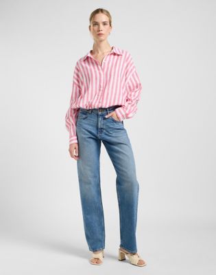 Košeľa Lee Lee Elasticated Shirt, Size XS Ružová | 112363502, 1