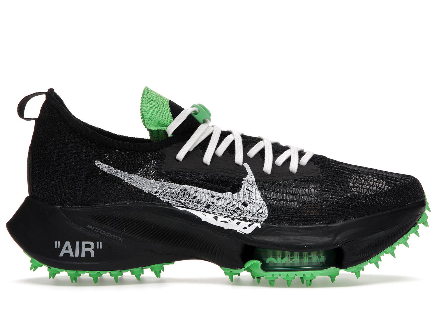 Tenisky a topánky Nike Off-White x Air Zoom Tempo Next% Flyknit "Black Scream Green" Čierna | CV0697-001, 0