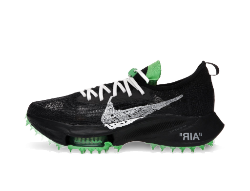 Bežecké topánky Nike Off-White x Air Zoom Tempo Next% Flyknit "Black Scream Green" Čierna | CV0697-001