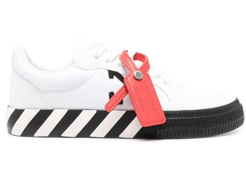 Tenisky a topánky Off-White Vulcanized Low Canvas White Black Ice W Biela | OWIA272C99FAB0050110