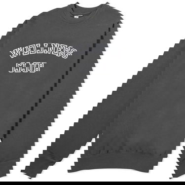 Sveter Sporty & Rich Wellness Club Flocked Crew Sweat Šedá | CRAW237FB, 0