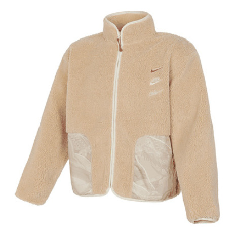 Mikina Nike Sportswear High-Pile Fleece Jacket Béžová | FZ6194-126