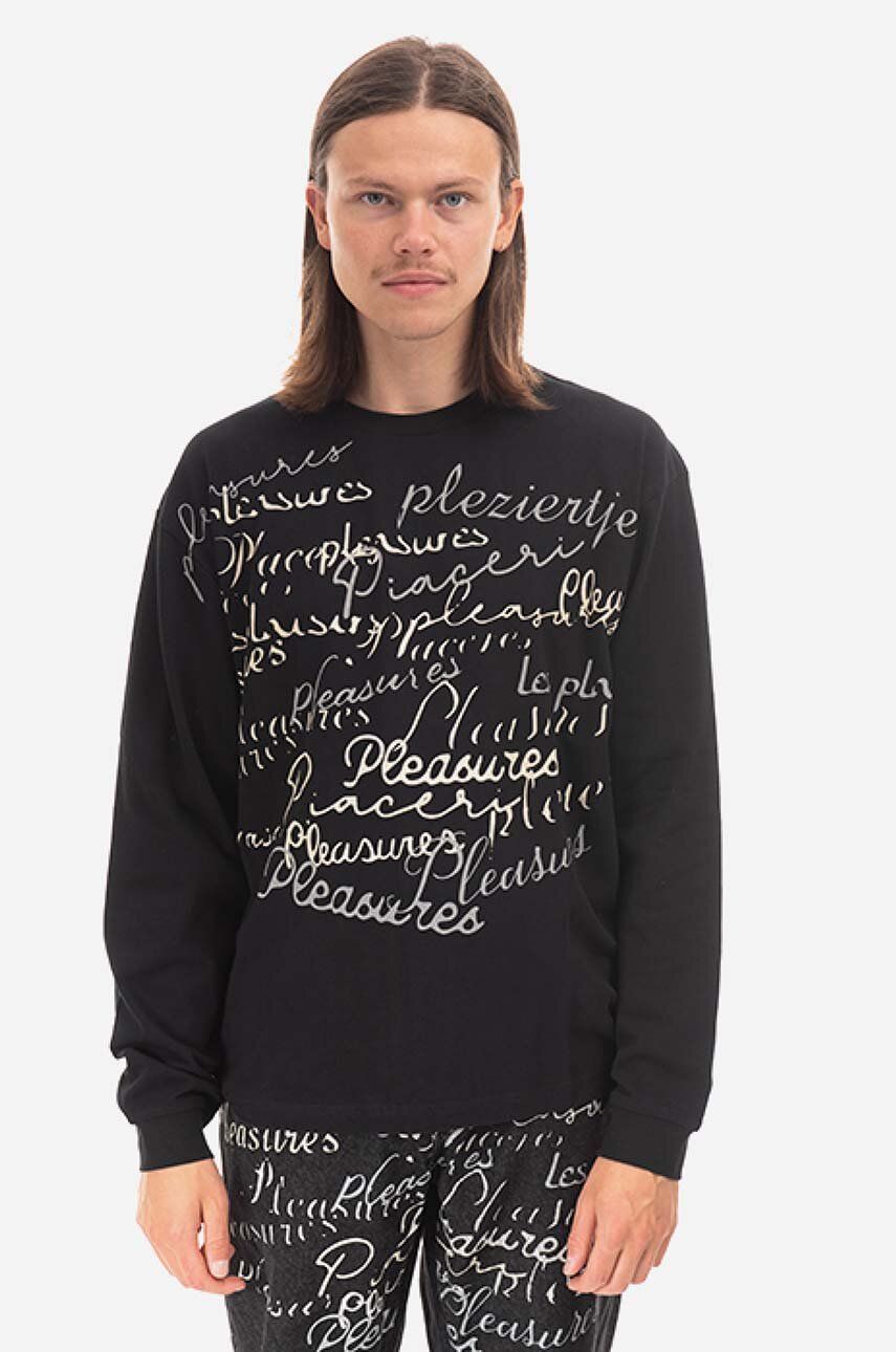 Tričko Pleasures Shatter Long T-Shirt Print Čierna | P22F022, 0