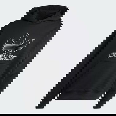 Mikina adidas Performance Outline Trefoil Hoodie Čierna | JP1079, 4