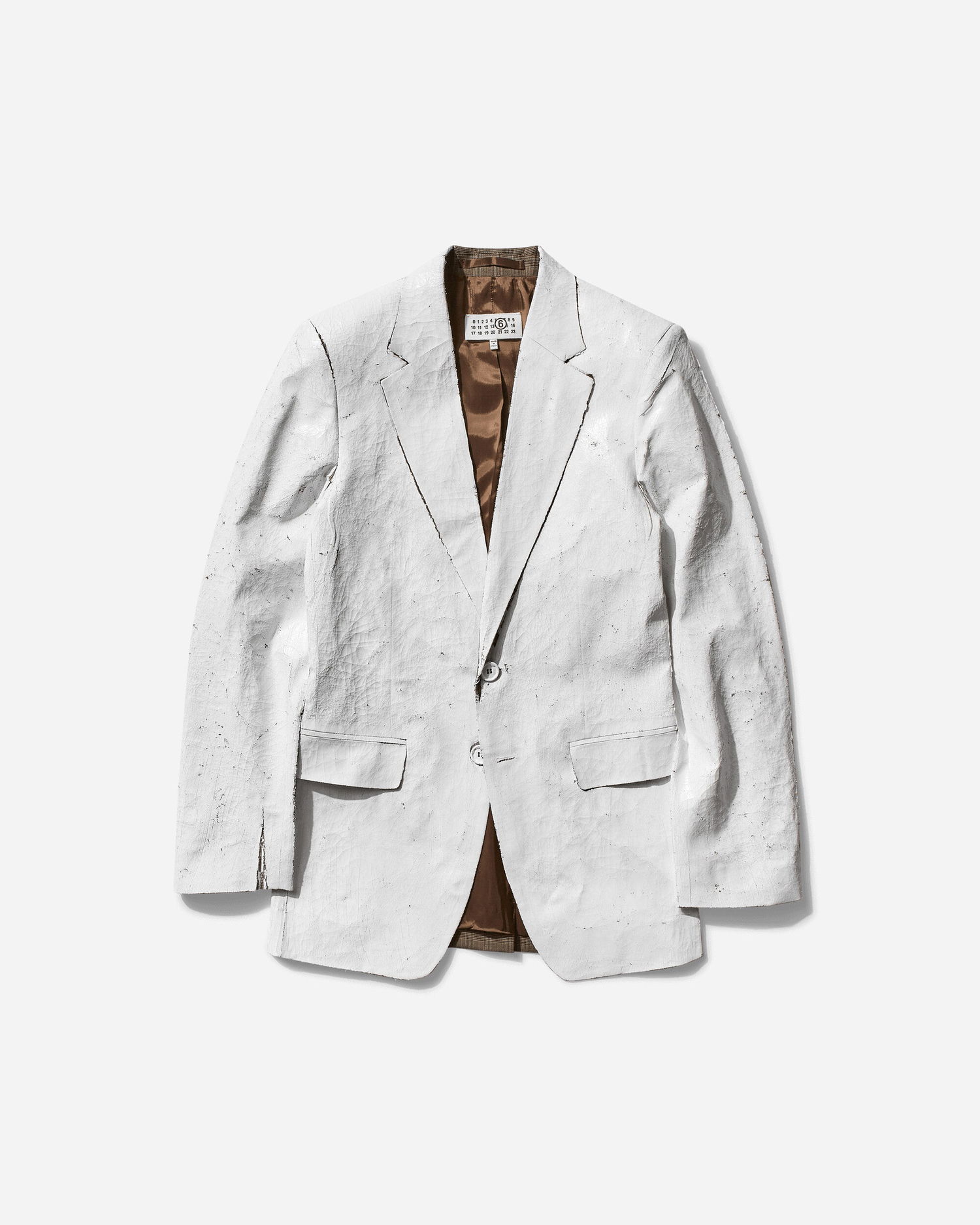 Bunda Maison Margiela Painted Blazer Biela | S62BN0110 002F, 1