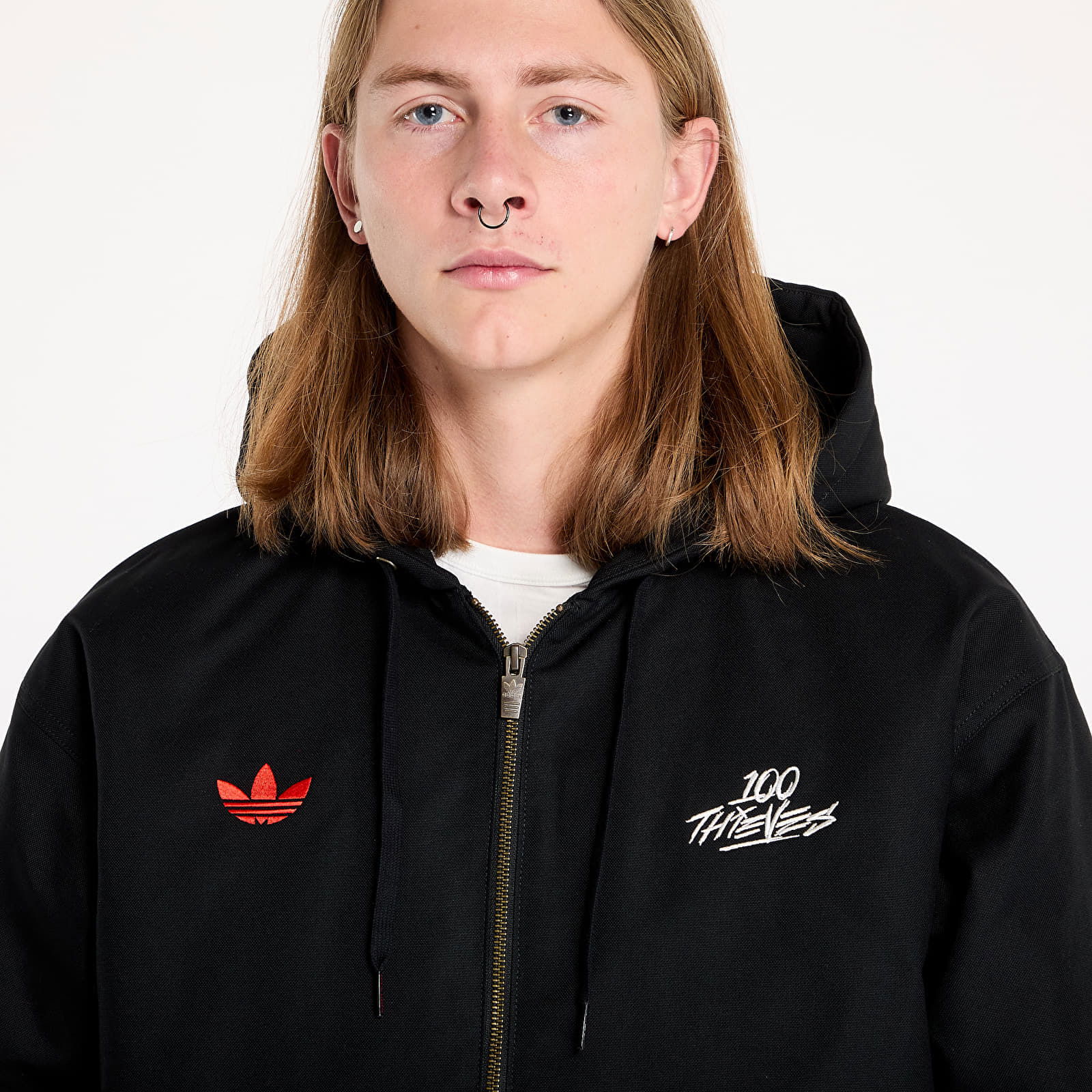 100 Thieves x Black Hooded Jacket