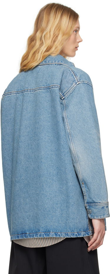 Košeľa AMI AMI Paris Ami de Coeur Denim Overshirt Modrá | FJK273.DE0046, 2