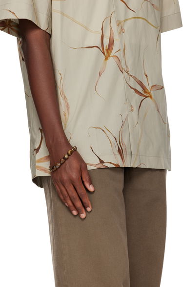 Náramok Dries Van Noten Dries Van Noten Tiger's Eye and Textured Bead Chain Bracelet Rôznofarebný | 252-028208-087, 2