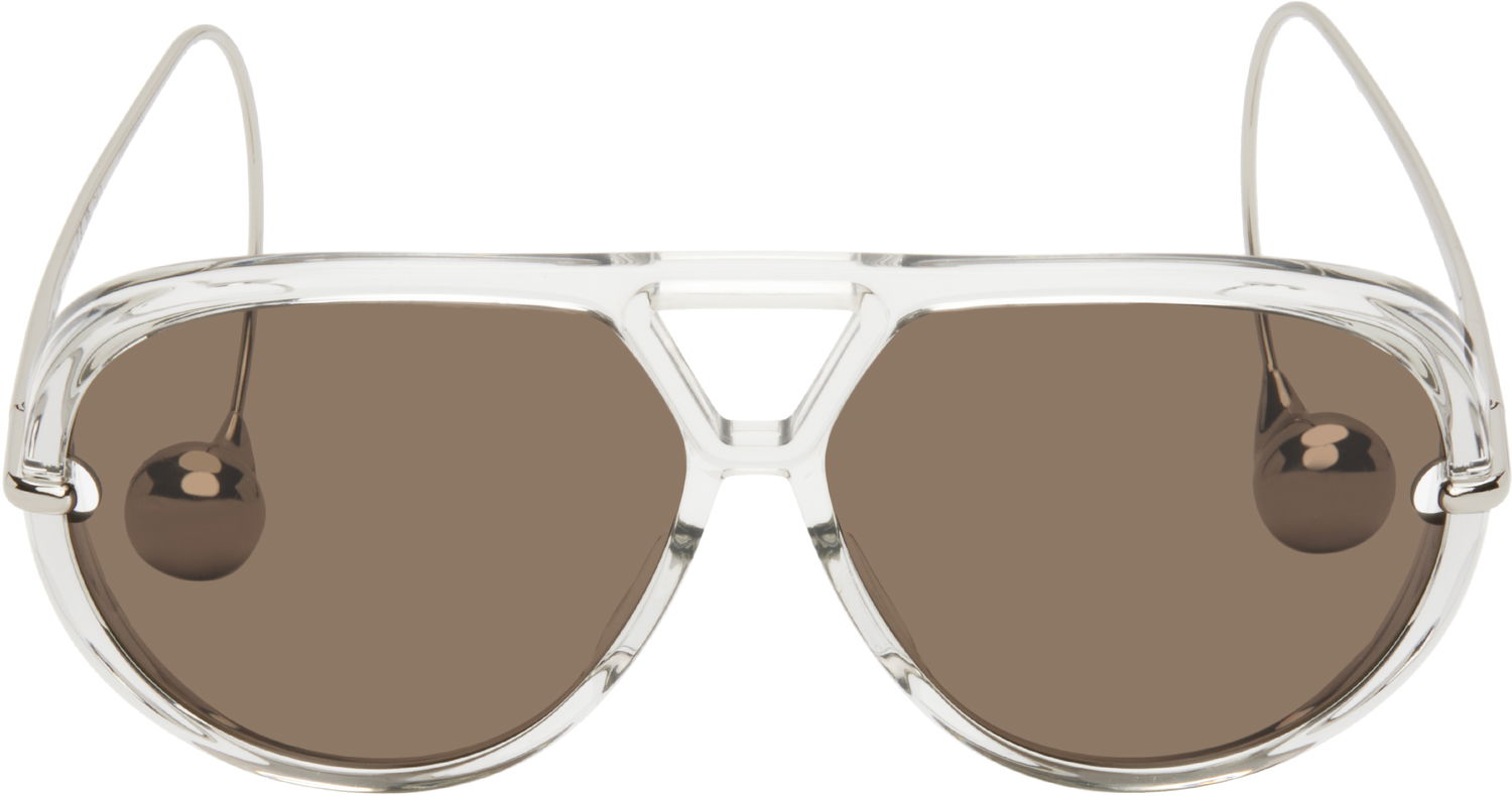 Slnečné okuliare Bottega Veneta Aviator Sunglasses Šedá | BV1273S-009, 0