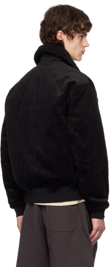 Bomber bunda Fred Perry Fred Perry Corduroy Bomber Jacket Čierna | J8567, 2