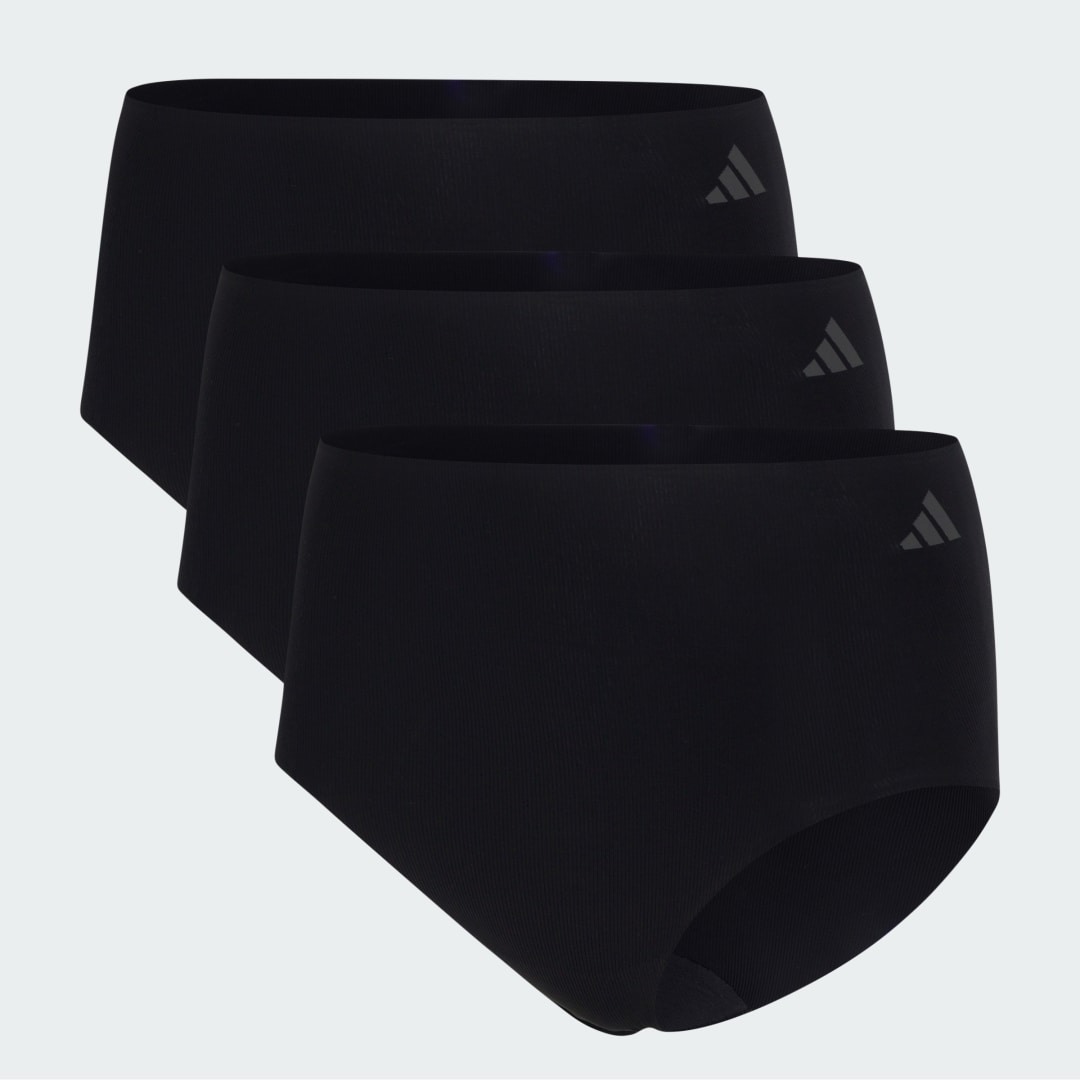 Nohavičky adidas Performance Women's Seamless Briefs, 3-Pack Čierna | JK4089, 0