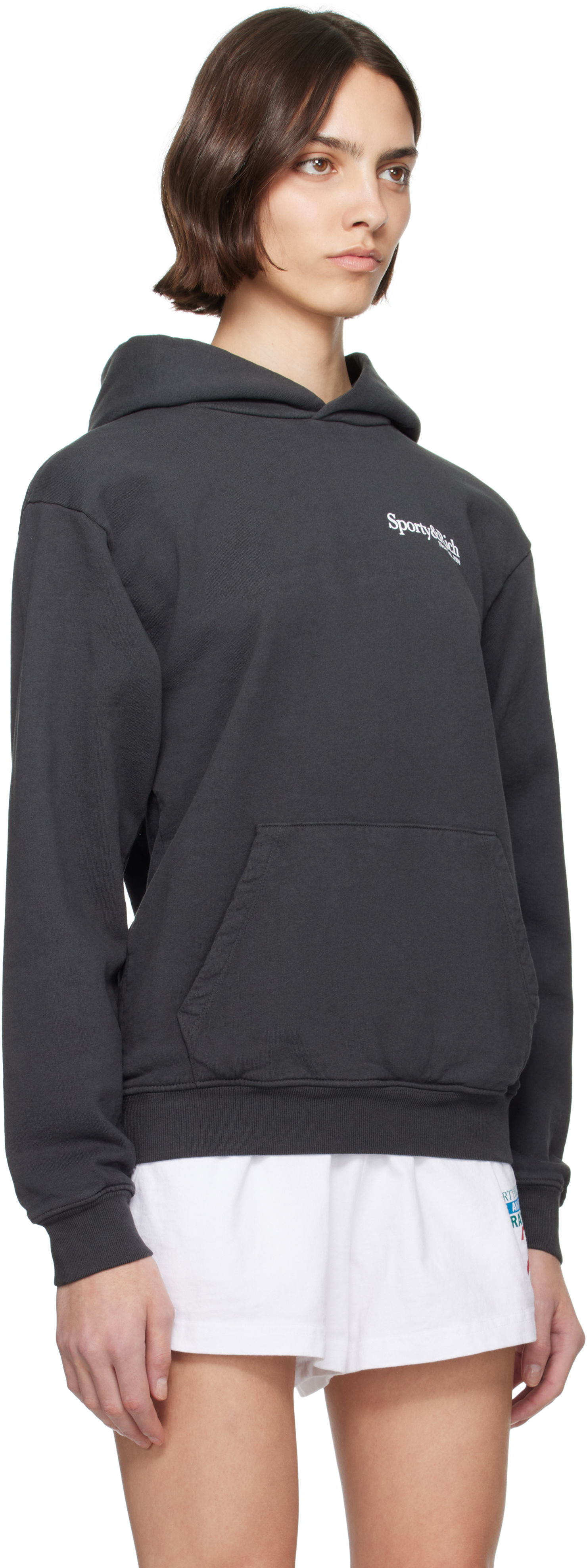 Mikina Sporty & Rich Sporty & Rich HWCNY Hoodie Čierna | ST070622016BA02, 1