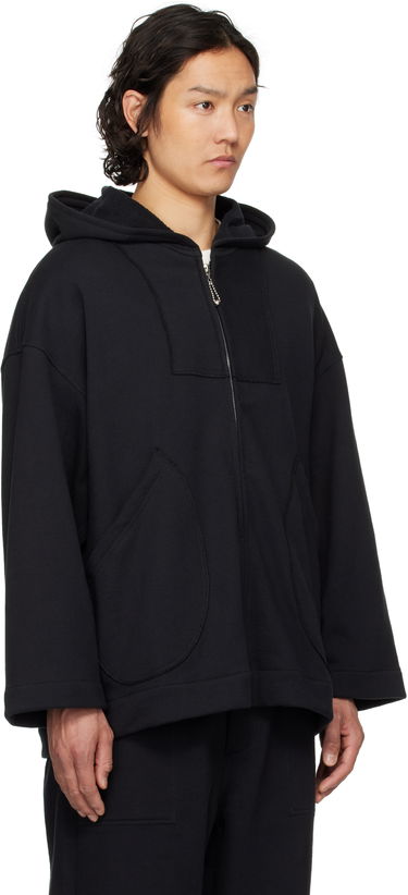 Mikina Bode Bode Sideline Zip-Up Hoodie Čierna | MRS25CS054, 1