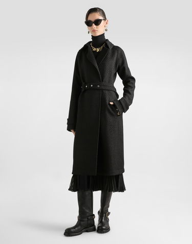 Sukňa Dolce & Gabbana Dolce & Gabbana Long Pleated Chiffon Skirt Čierna | F4BCITFUSNWN0000, 3