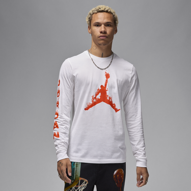 Tričko Jordan Long Sleeve T-Shirt Biela | FZ1989-100, 0