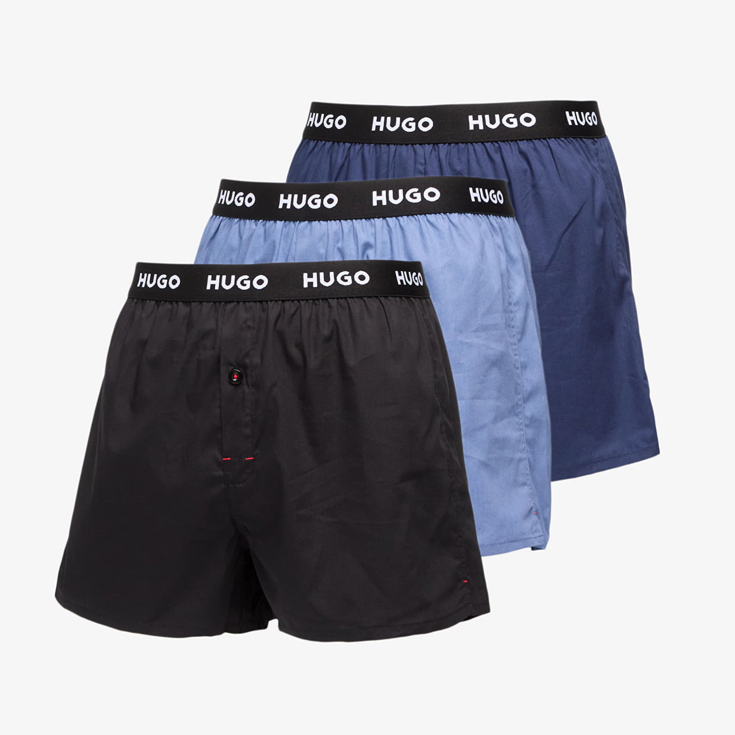 Boxerky BOSS Hugo Boss Pure Cotton Woven Boxer 3-Pack Rôznofarebný | 50532565-961, 0
