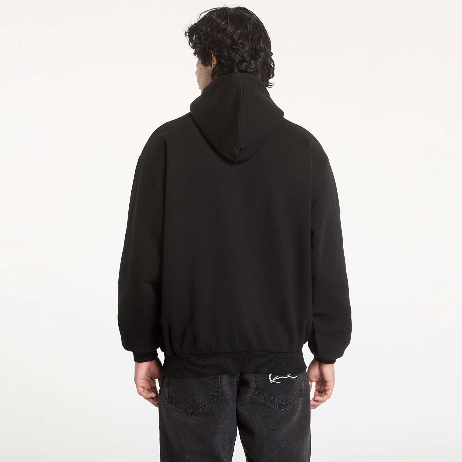 Small Signature Essential OS Hoodie Black