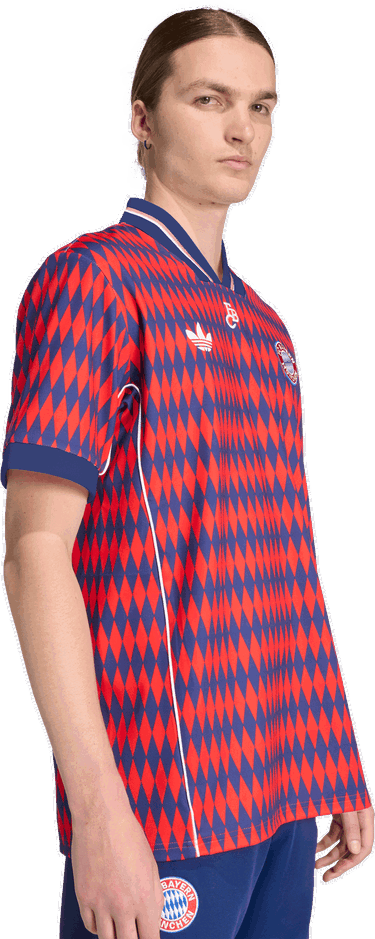 Dres adidas Performance FC Bayern Munich LFSTLR Patterned Polo Jersey Rôznofarebný | JM9421, 3