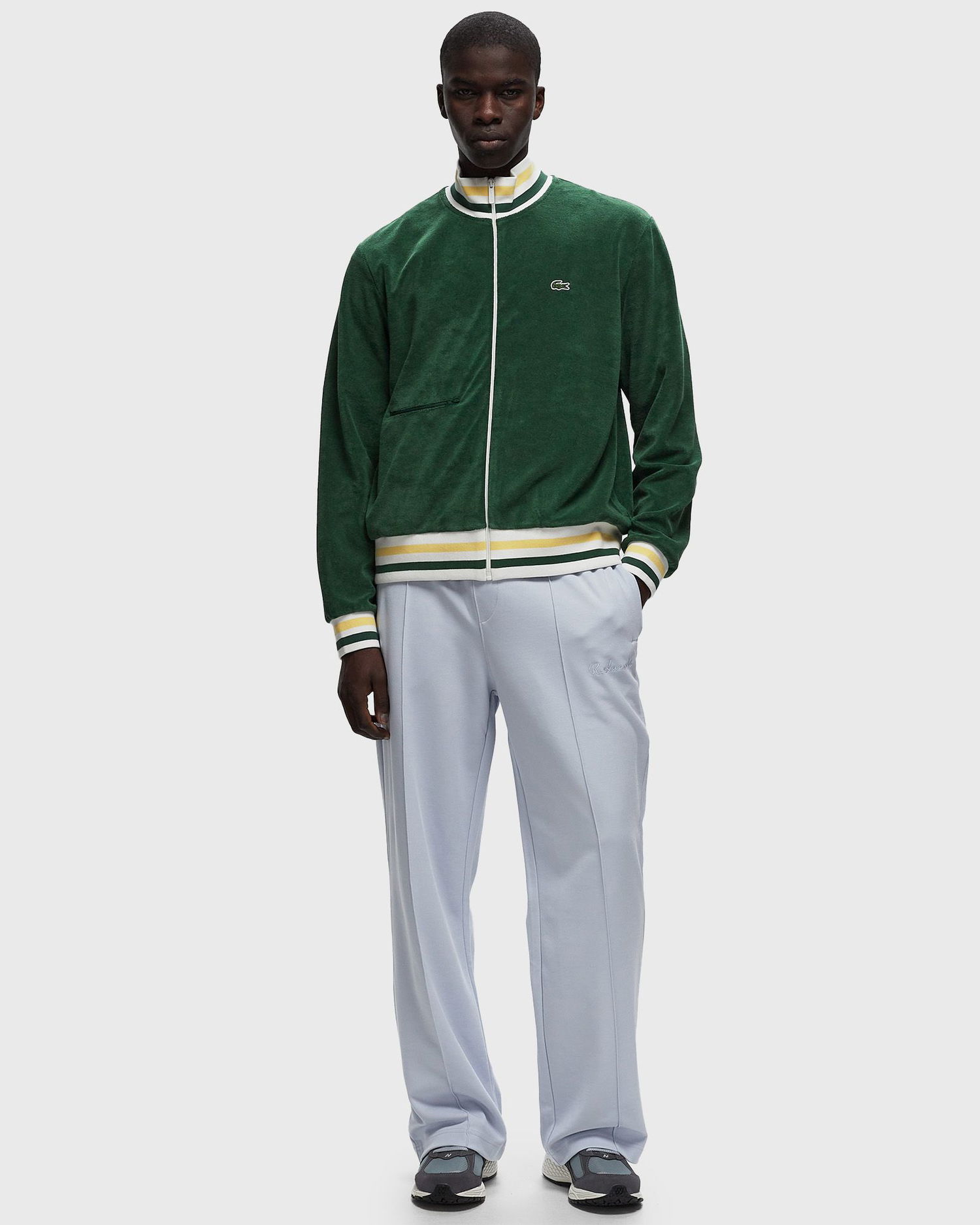 Tepláky Lacoste Loose Fit Interlock Track Pants Modrá | XH7462-J2G, 1