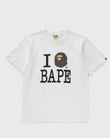 Tričko BAPE I LOVE BAPE TEE XXL Biela | 001TEK801043MWHT, 0