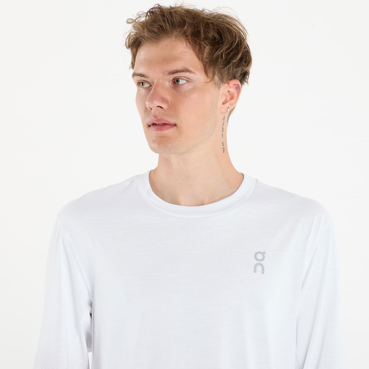 Tričko On Running Long Sleeve Training Graphic Tee Biela | 1MF30510069, 1