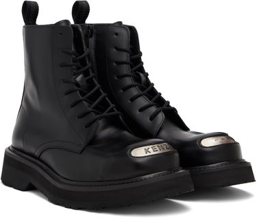 Tenisky a topánky KENZO Kenzo Paris KENZOSMILE Lace-Up Boots Čierna | FF65BT111L52, 3
