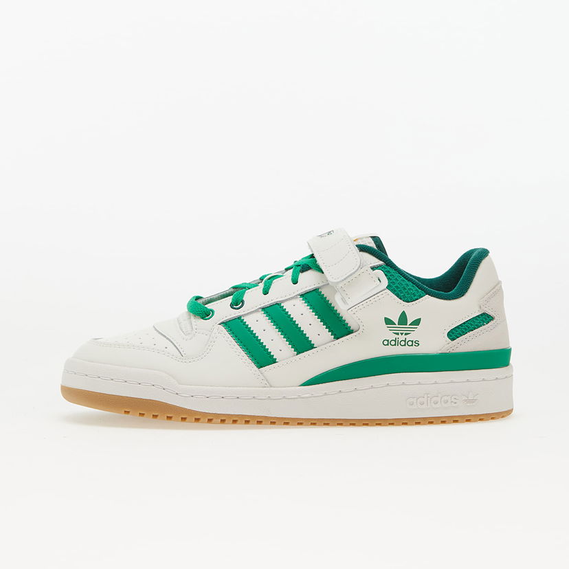 Tenisky a topánky adidas Originals Forum Low Cloud White/ Green/ Gum Zelené | IE7175