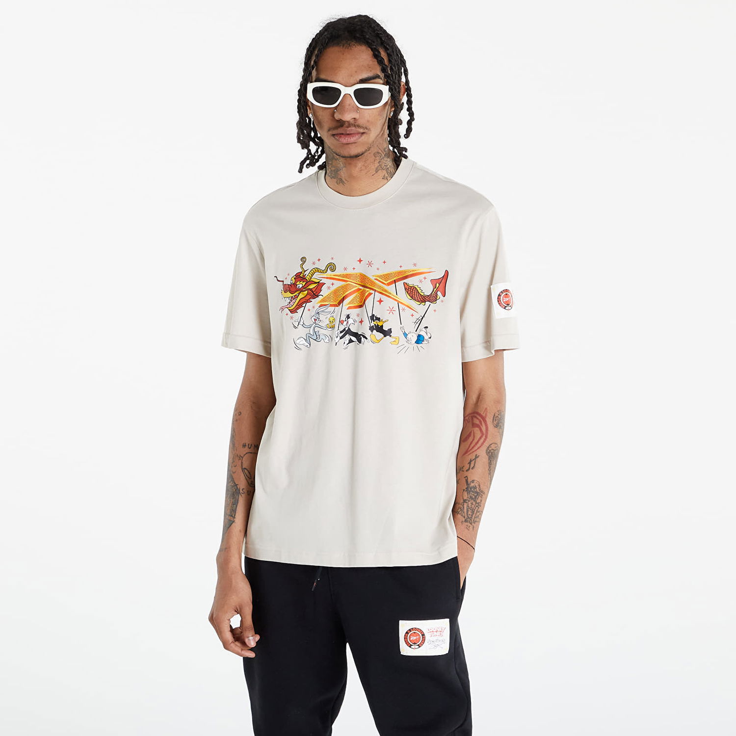 Tričko Reebok Looney Tunes x T-Shirt Biela | HG1515, 1