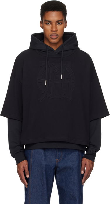 Mikina Jean Paul Gaultier Jean Paul Gaultier Oversized JPG Hoodie Čierna | 25/33-F-SW050E-J076-00, 0