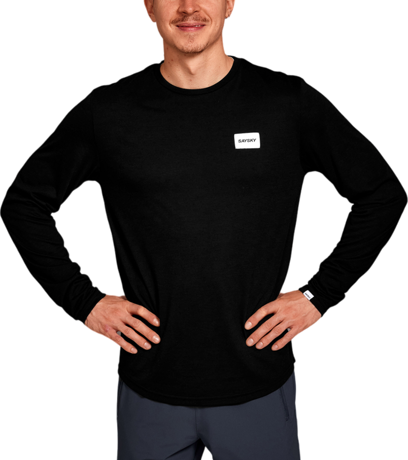 Tričko Saysky Saysky Clean Motion Long Sleeve T-Shirt Čierna | xmrls51c901