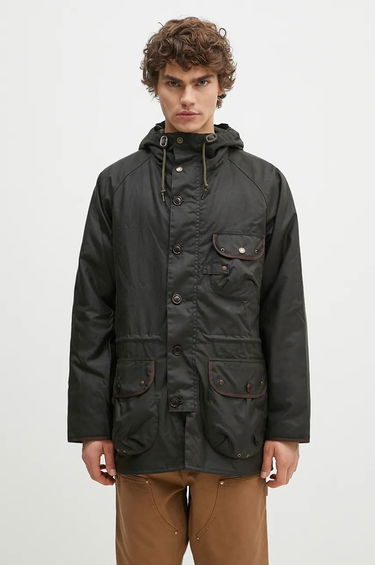 Parka Barbour Parka Field Wax Zelené | MWX2349, 0