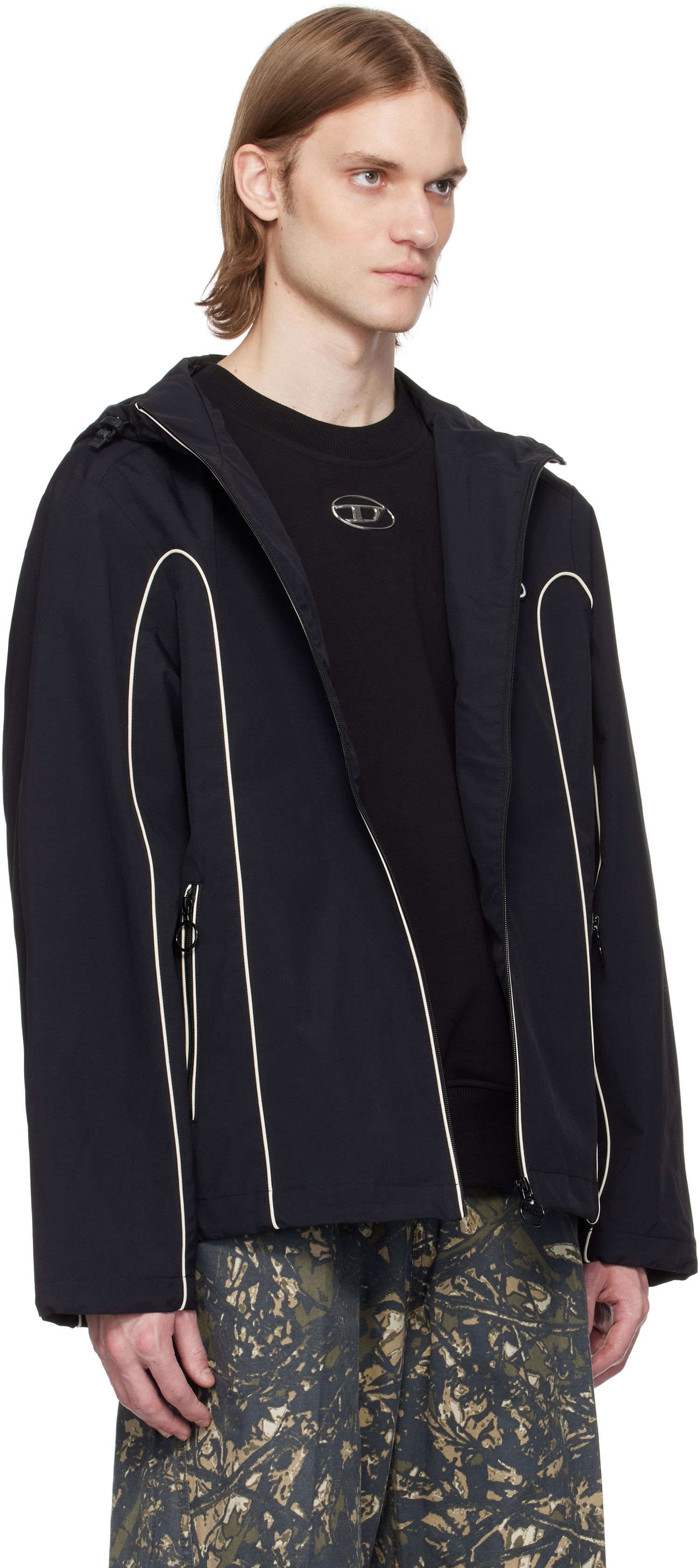 Vetrovka Diesel Jacket Čierna | A06149-0DGAM-9XX, 1
