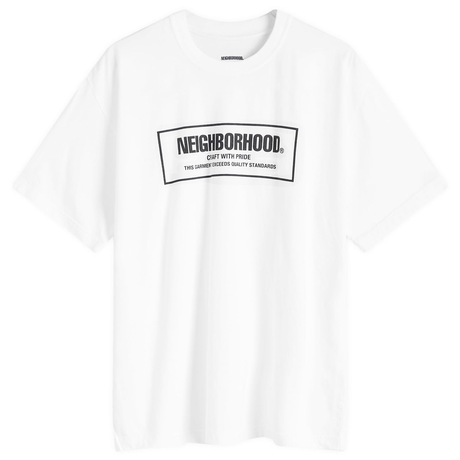 Tričko Neighborhood SS-1 T-Shirt Biela | 242PCNH-ST01-WHT, 0