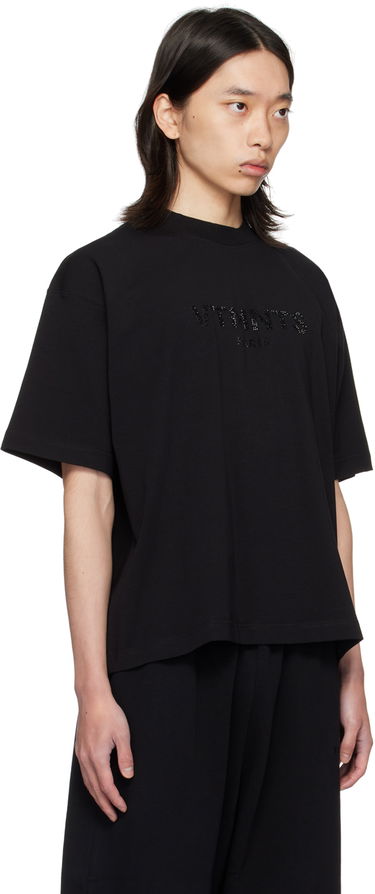 Tričko VETEMENTS VTMNTS Paris Crystal T-Shirt Čierna | VL22TR300B, 1