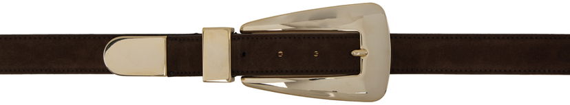 Opasok Khaite Suede Buckle Belt Hnedá | 9985-726