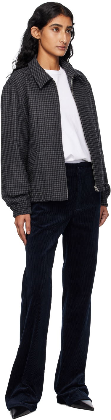Nohavice A.P.C. A.P.C. Rosemary Corduroy Flare Trousers Navy | COHBB-F08502, 3
