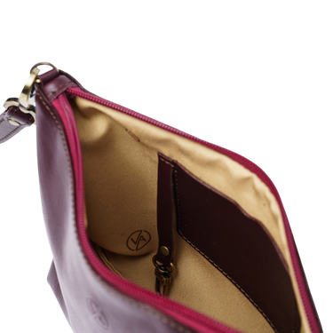 Kabelka Vasky Vasky Lara Bordeaux Leather Crossbody Bag Vínová | A-3230-214-F, 2