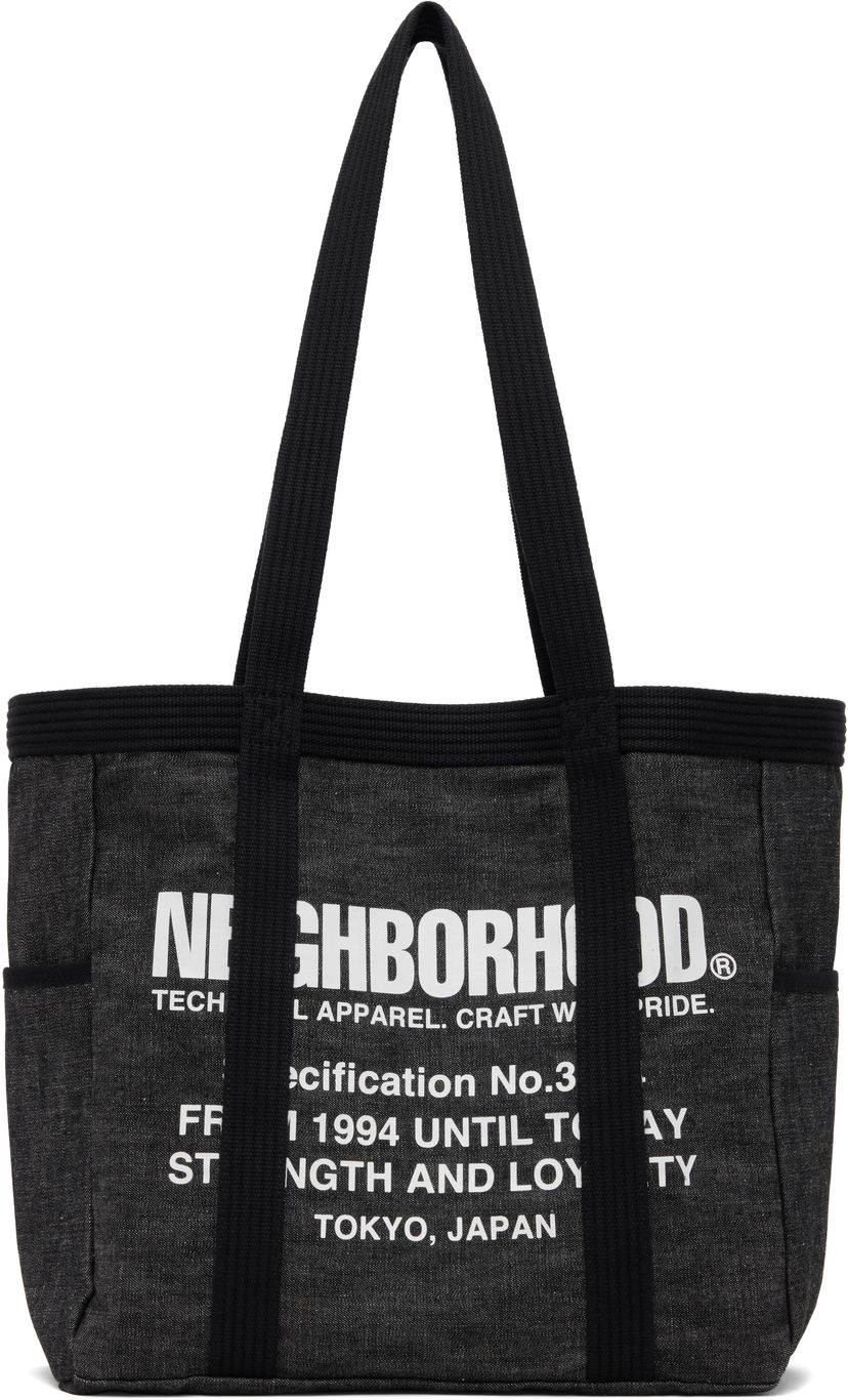 Tote bag Neighborhood Denim Tote Čierna | 252TQNH-CG03