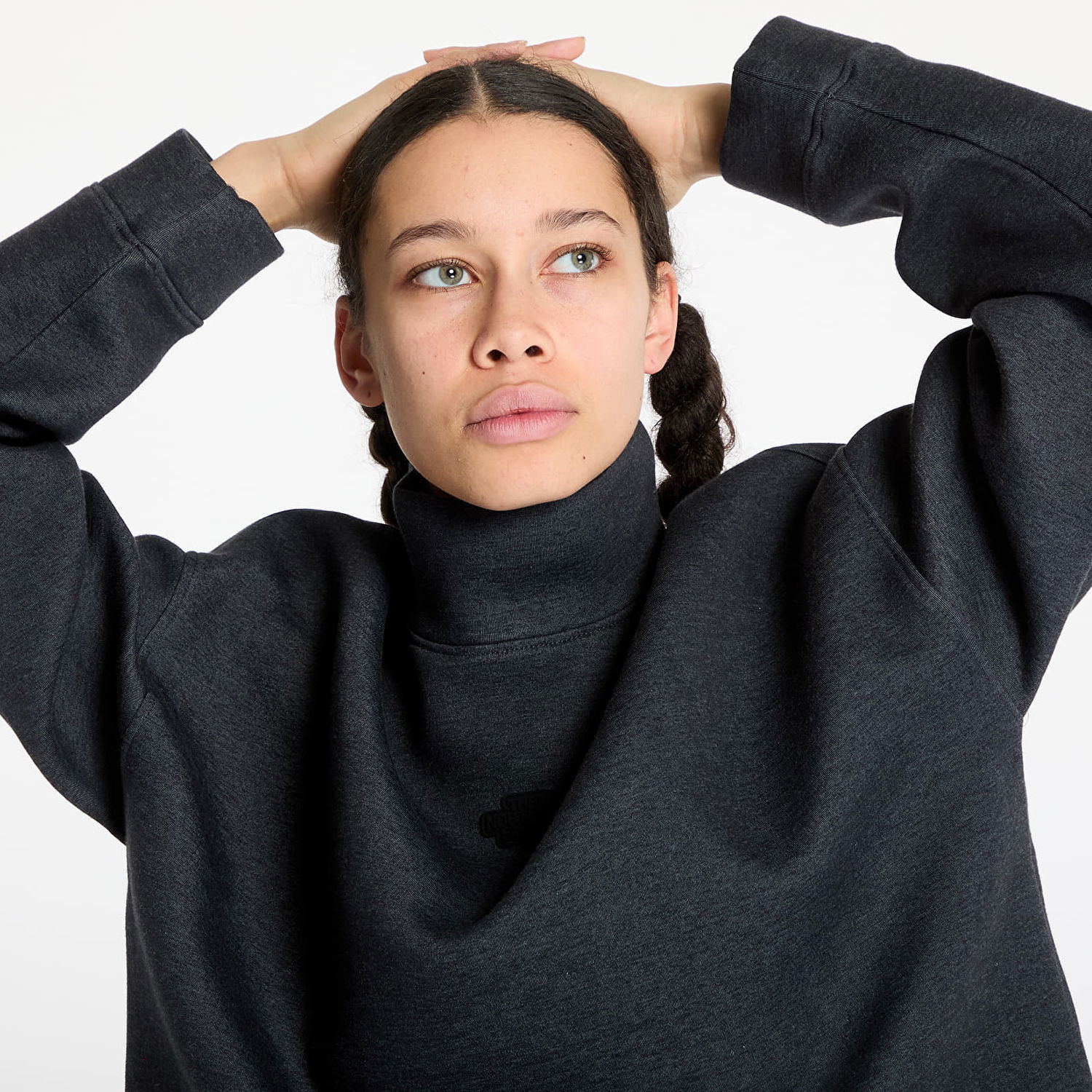 Sveter The North Face The North Face Relaxed Mock Neck Sweater Šedá | NF0A89C1KS71, 1