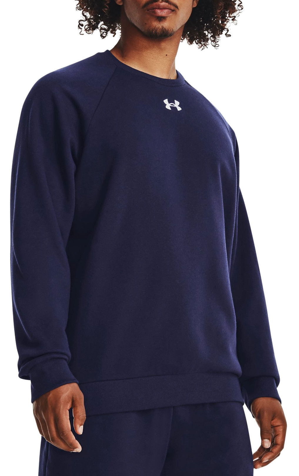 Mikina Under Armour Rival Fleece Crewneck Navy | 1379755-410, 0