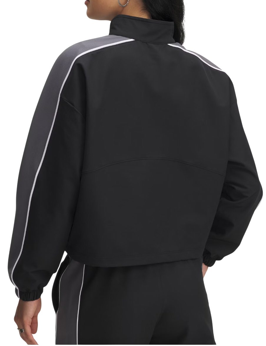 Bunda Under Armour Rival Swoven Cropped Full-Zip Track Jacket Šedá | 6003715-003, 1