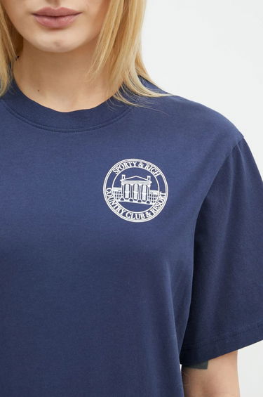 Tričko Sporty & Rich Sporty & Rich Vendome Resort T-Shirt Navy | TO043511248BL32, 7