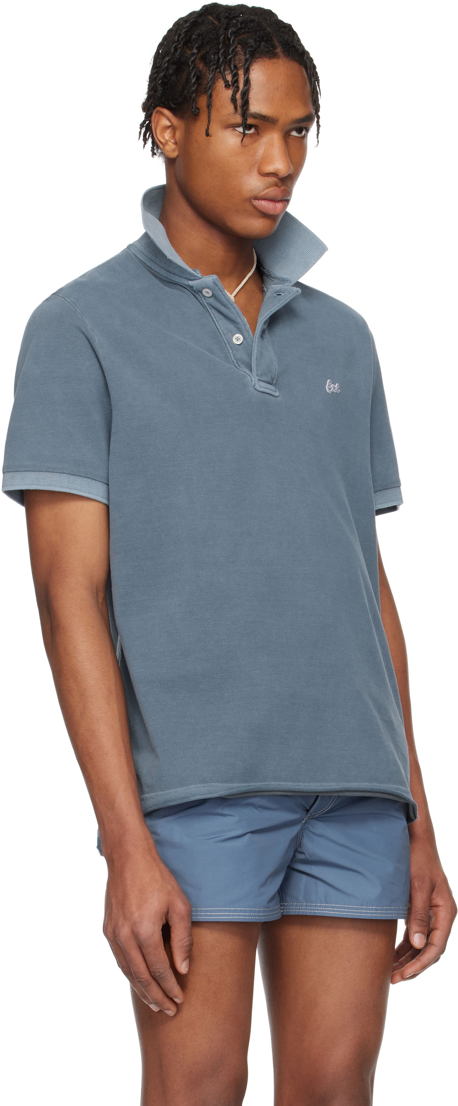 Polo tričko ERL ERL Polo Shirt Modrá | ERL10T004, 1