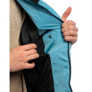 Prešívaná bunda Karl Kani Karl Kani Retro Essential Puffer Jacket Modrá | PD00007604, 4