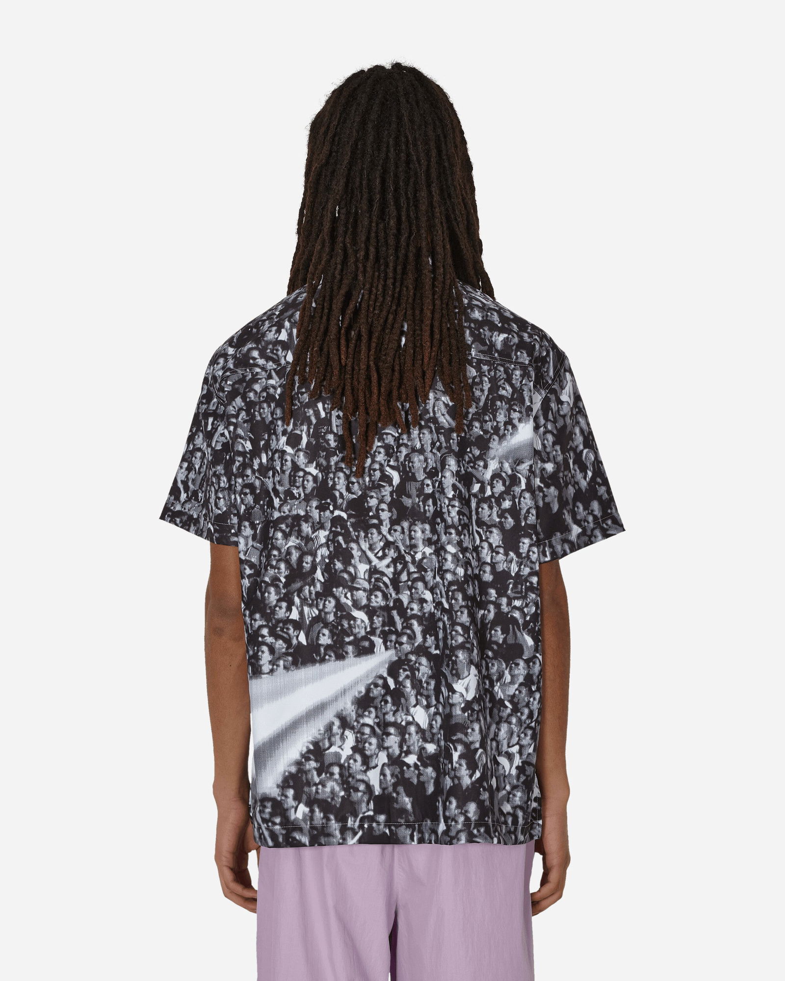 Printed Shortsleeve Shirt White / Black