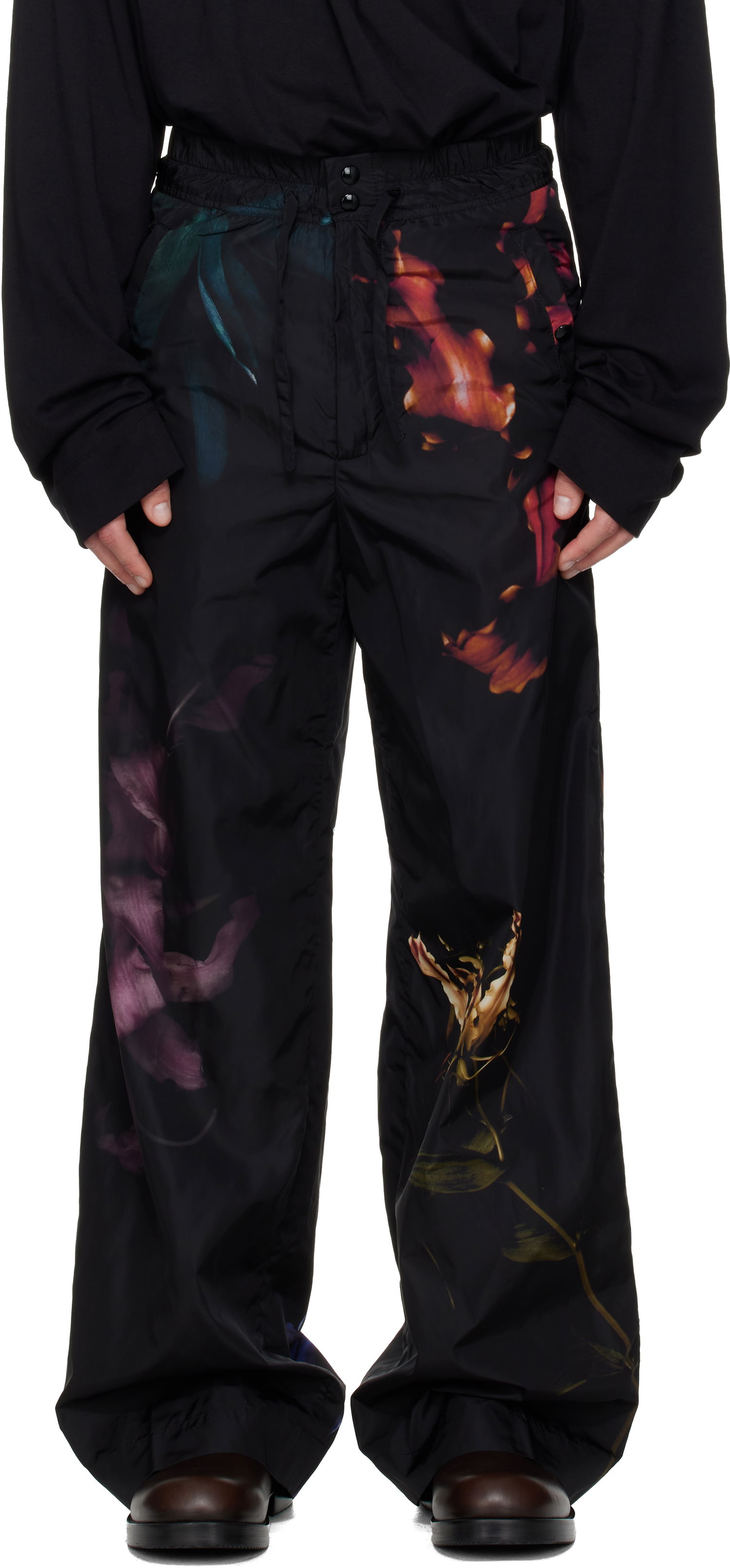 Nohavice Dries Van Noten Dries Van Noten Floral Print Trousers Rôznofarebný | 252-020993-2086, 0