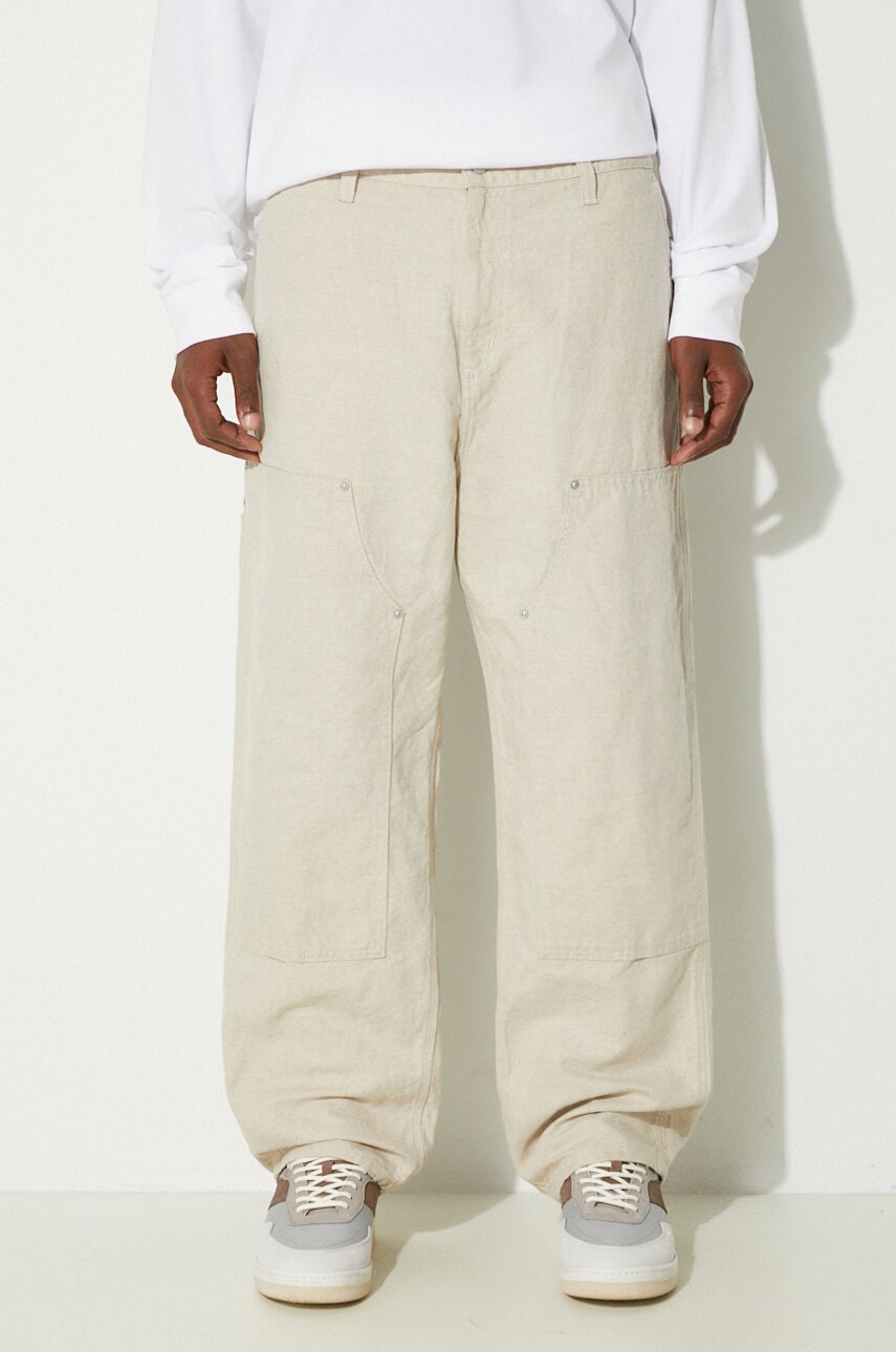 Nohavice Carhartt WIP Walter Double Knee Pant Béžová | I033580.502, 0